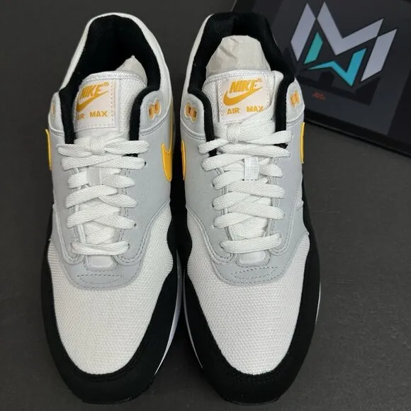 Nike Air Max 1 Steelers White Gold Black Sneakers Retro FD9082-104 Men’s Sizes