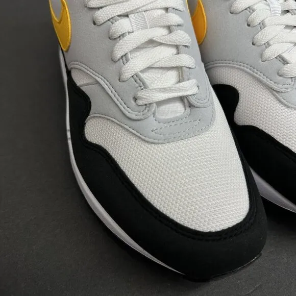 Nike Air Max 1 Steelers White Gold Black Sneakers Retro FD9082-104 Men’s Sizes