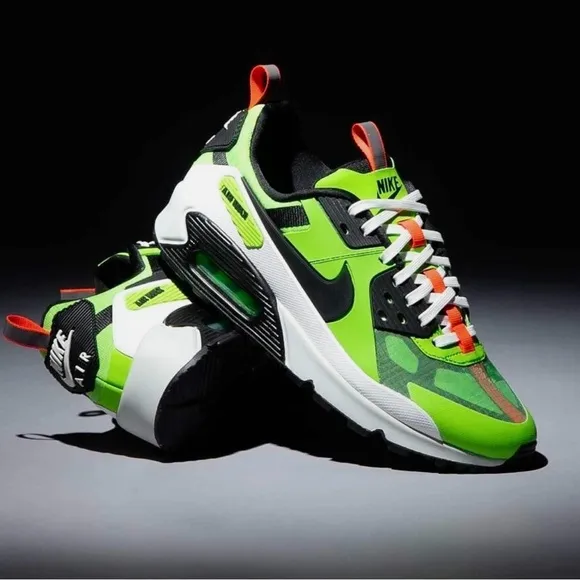 Nike Air Max 90 Drift Green and Black Sneakers