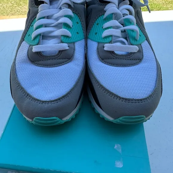 Nike Air Max Sneakers in White and Teal