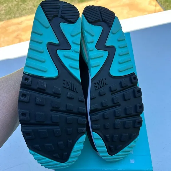 Nike Air Max Sneakers in White and Teal