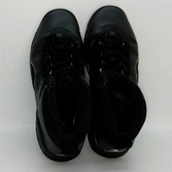 Nike Air Jordan 10 Retro Boys Pre-owned Black Basketball Sneakers - sz. 6Y
