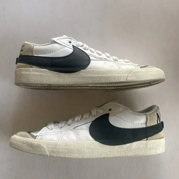 NIKE Blazer Low ‘77 Retro Jumbo White Sneakers DN 2158-101 Size12 Men’s