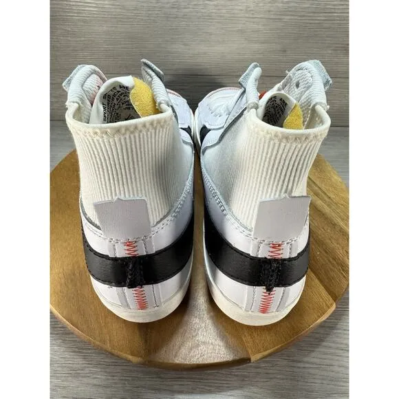 Nike Blazer Mid 77 Men Casual White Black Jumbo Swoosh DD3111 100 Size 12