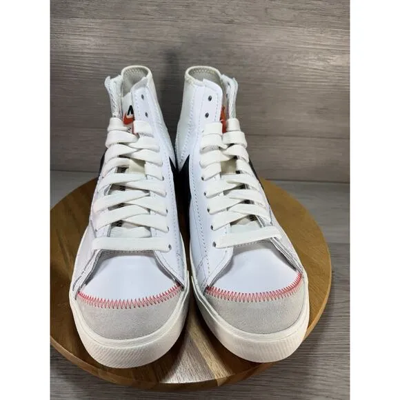 Nike Blazer Mid 77 Men Casual White Black Jumbo Swoosh DD3111 100 Size 12