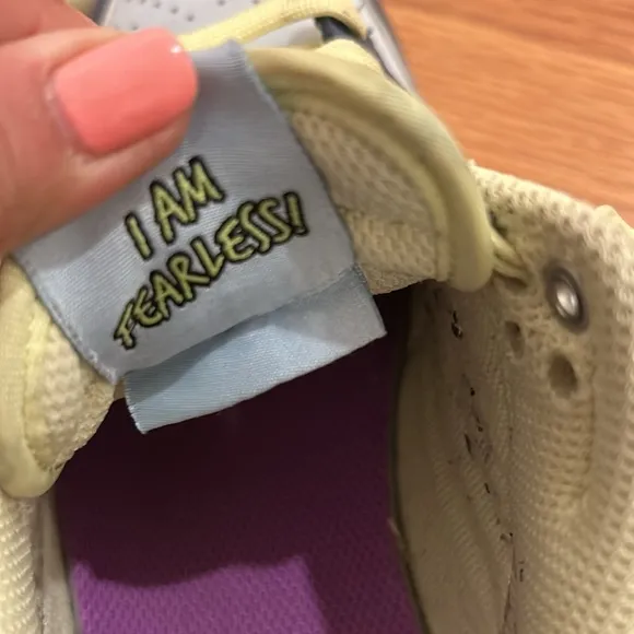 Nike Blue and Cream Sneakers