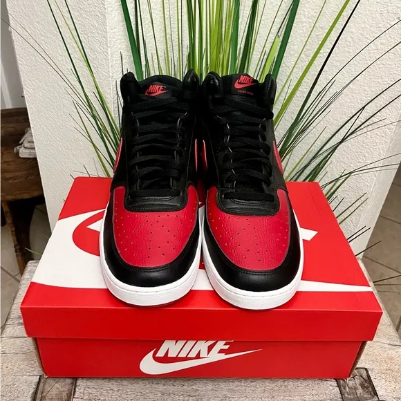Nike Court Vision Retro Mid Bred Sneakers