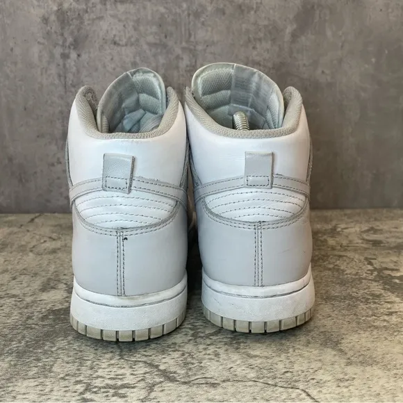 Nike Dunk High Retro 'White Vast Grey' Sneakers Mens sz 8.5