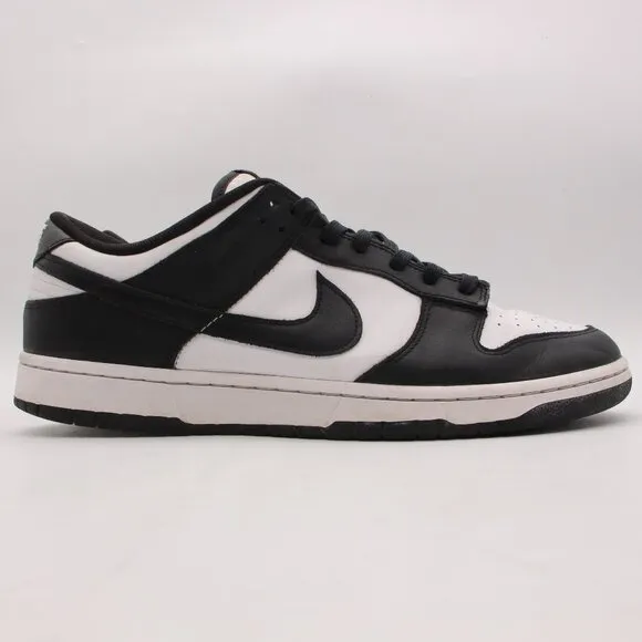 Nike Dunk Low Retro &quot;Panda&quot; Men's Size 14 White/Black Sneakers DD1391-100
