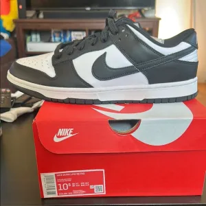 Nike Dunk Low Retro Black and White Sneakers