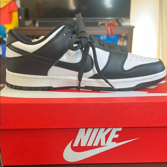 Nike Dunk Low Retro Black and White Sneakers