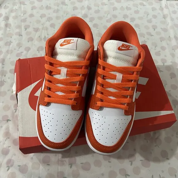Nike Dunk Low Retro Orange Sneakers