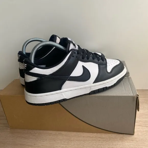 Nike Dunk Low Retro Panda Sneakers- SZ 6.5 Y- 8 W