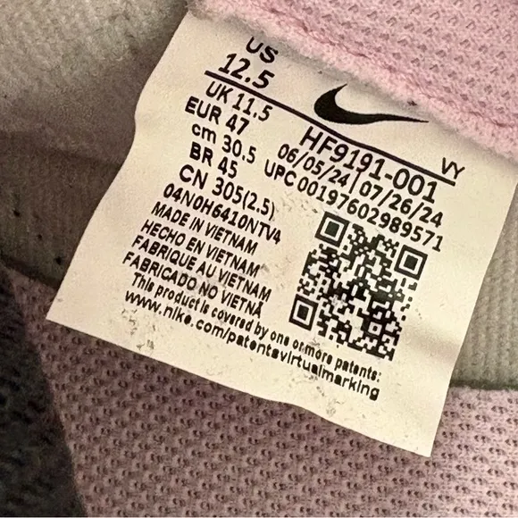 Nike Dunk Low Retro Pink Black Croc Sneakers