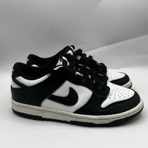 Nike Dunk Low Retro White Black Panda GS CW1590-100 Size 5Y Casual Sneakers