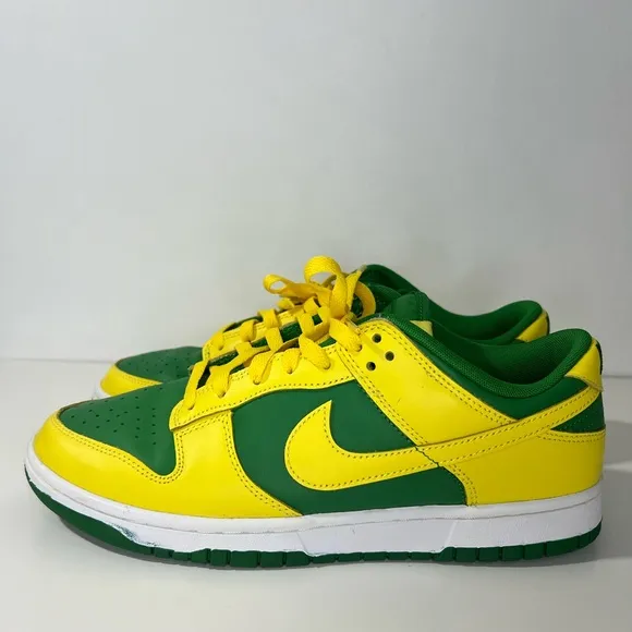 Nike Dunk Low Top Retro &quot;Brazil&quot; Sneakers