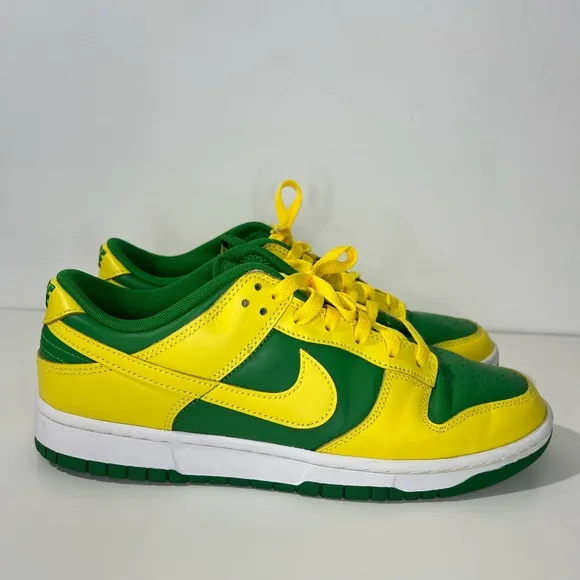 Nike Dunk Low Top Retro &quot;Brazil&quot; Sneakers