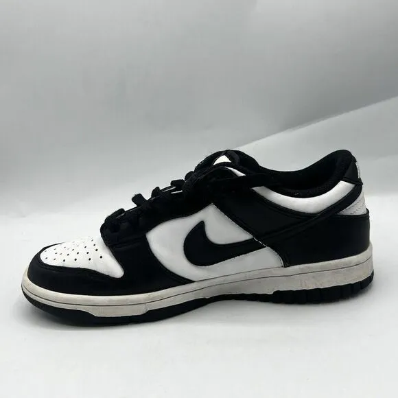 Nike Dunk Low Retro White Black Panda GS CW1590-100 Size 5Y Casual Sneakers