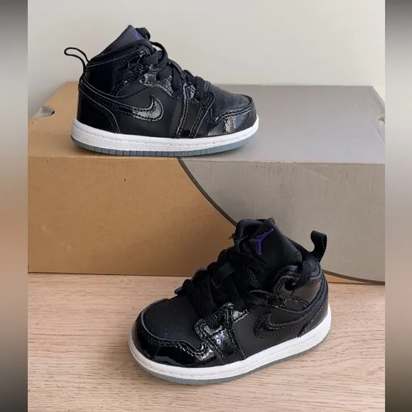 Nike Jordan 1 Mid &quot;Space Jam&quot; Toddler sneakers- SZ 6 C