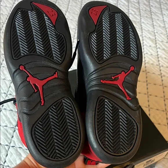 Nike Jordan 12 Retro - NEW - Kids Red and Black Sneakers