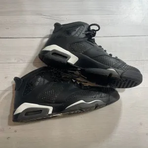Nike Jordan 6 Retro Black Cat‎ GS 384665-020 Youth Sneakers Size 6.5