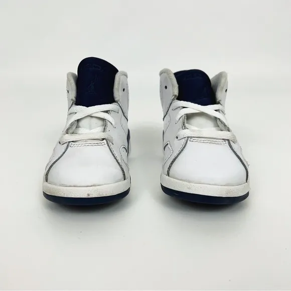 Nike Jordan Kids Air Jordan 6 Retro &quot;Midnight Navy 2022&quot; Sneakers 9C