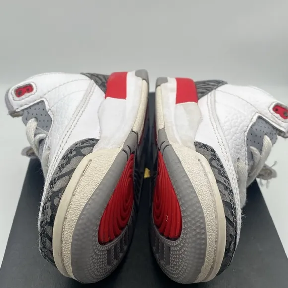 Nike Jordan Toddler's Jordan 3 Retro &quot;Fire Red&quot; White/Fire Red-Black 6C