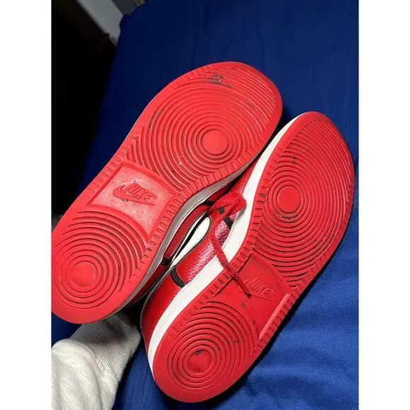 Nike mens red vandel high sneakers 13 athleisure streetwear basketball casual