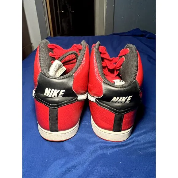 Nike mens red vandel high sneakers 13 athleisure streetwear basketball casual