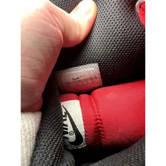 Nike mens red vandel high sneakers 13 athleisure streetwear basketball casual