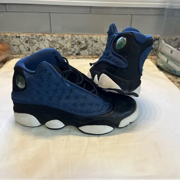 Nike Shoes Youth 4.5y  Jordan 13 Retro &quot;Brave Blue&quot; Sneakers 884129-400