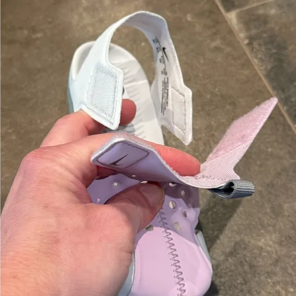 Nike Sunray Protect 2 lilac and gray water sandals
