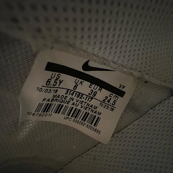 Nike White Air Forces Sneakers