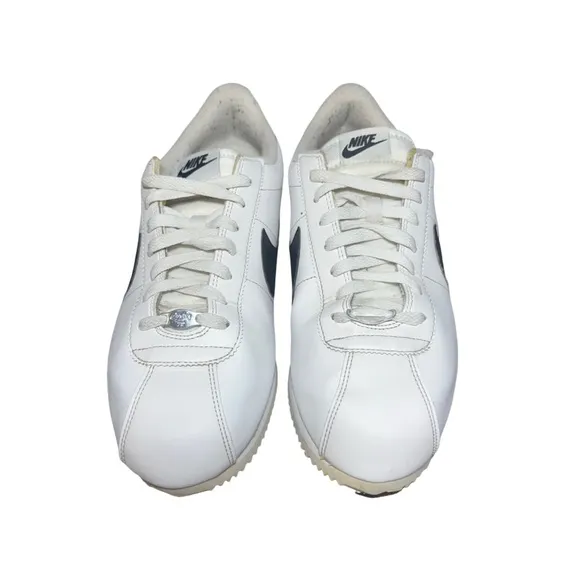 Nike White and Black Sneakers cortez size 12
