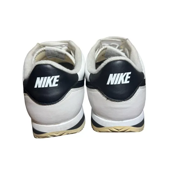 Nike White and Black Sneakers cortez size 12
