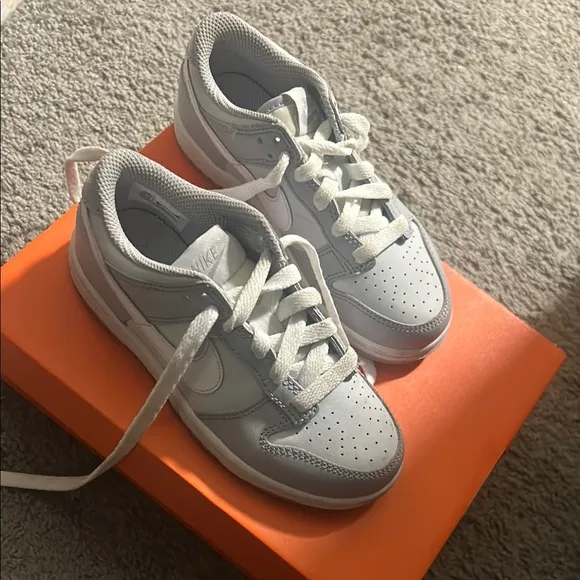 Nike White and Gray Sneakers