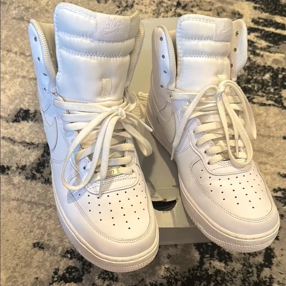 Nike White High-Top Sneakers