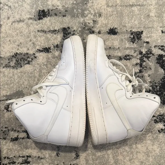 Nike White High-Top Sneakers