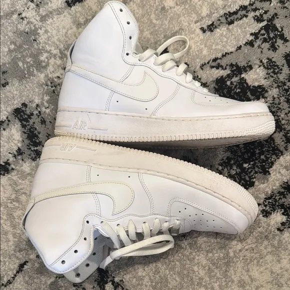 Nike White High-Top Sneakers
