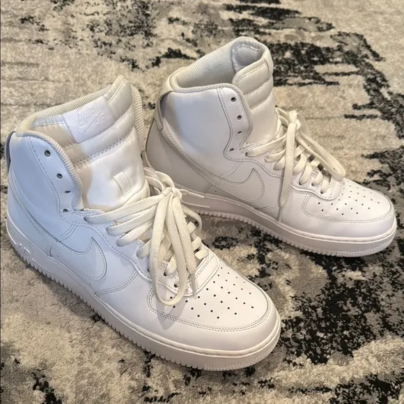 Nike White High-Top Sneakers