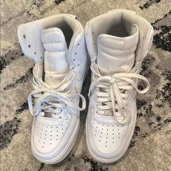 Nike White High-Top Sneakers