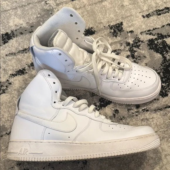 Nike White High-Top Sneakers