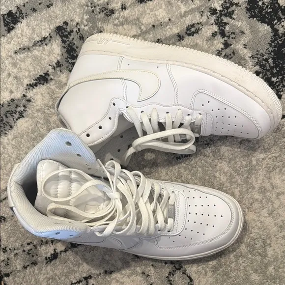 Nike White High-Top Sneakers