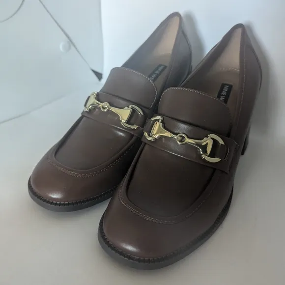 Nine West Koolo Casual Moc Loafers Brown 7.5