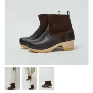 No. 6 Shearling Black boot