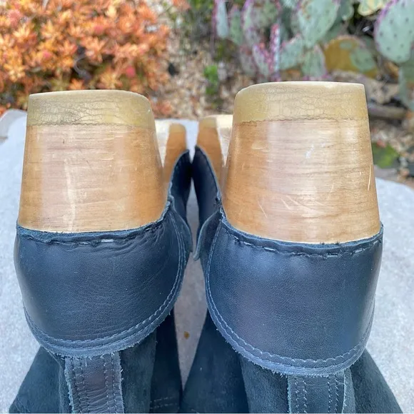 No.6 Pull On Shearling Mid Heel Boots