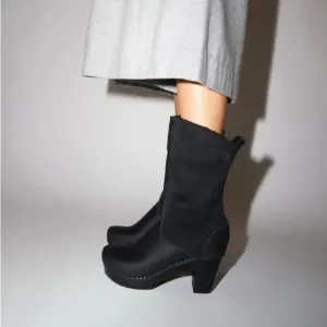 No.6 Shearling Suede Clog Boot