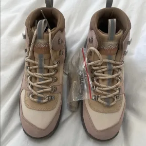 Nordic Beige Hiking Boots