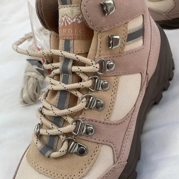 Nordic Beige Hiking Boots