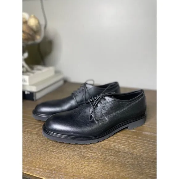 Nordstrom Good Man Brand Modern City Plain Toe Derby Black Men's Size 10